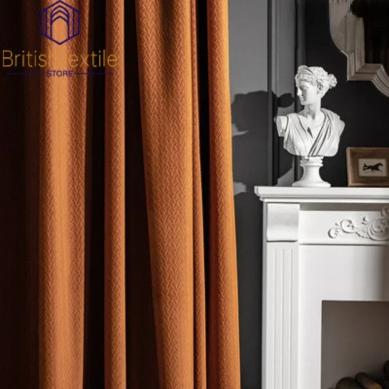 Modern Velvet Curtains for Living Dining Room Bedroom Nordic Luxury Blackout Window Drape Custom Size European White Tulle
