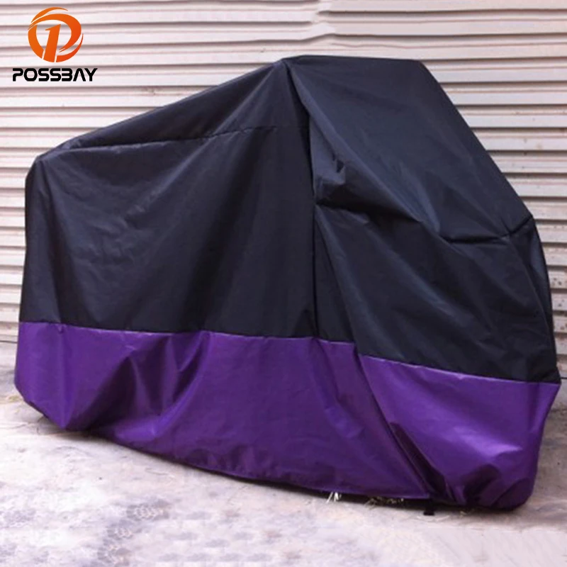 

POSSBAY Motorcycle Covers UV Rain Protector Dustproof Waterproof Outdoor Covering for Honda Harley Suzuki Ducati Scooter Cover