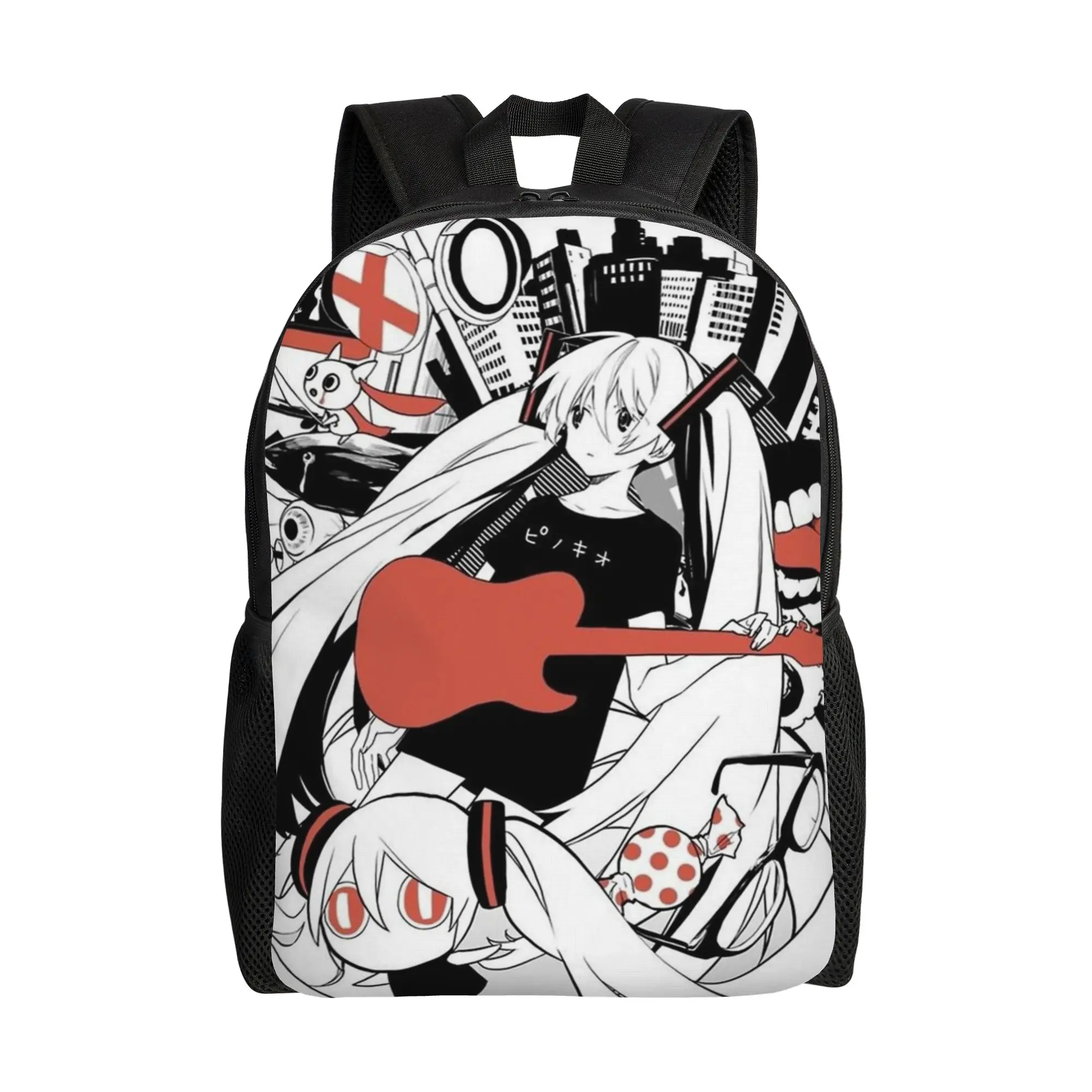 Stylish Unisex Hatsune Miku Backpack - Fashionable and Durable Daypack