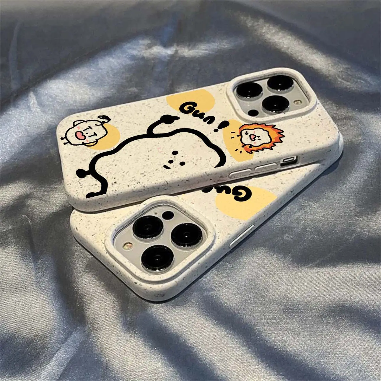 

Ins Fun Little Man IPhone 13 Wheat Shell Apple 14promax Phone Case 12/11 Soft 14pro Cartoon XS XR