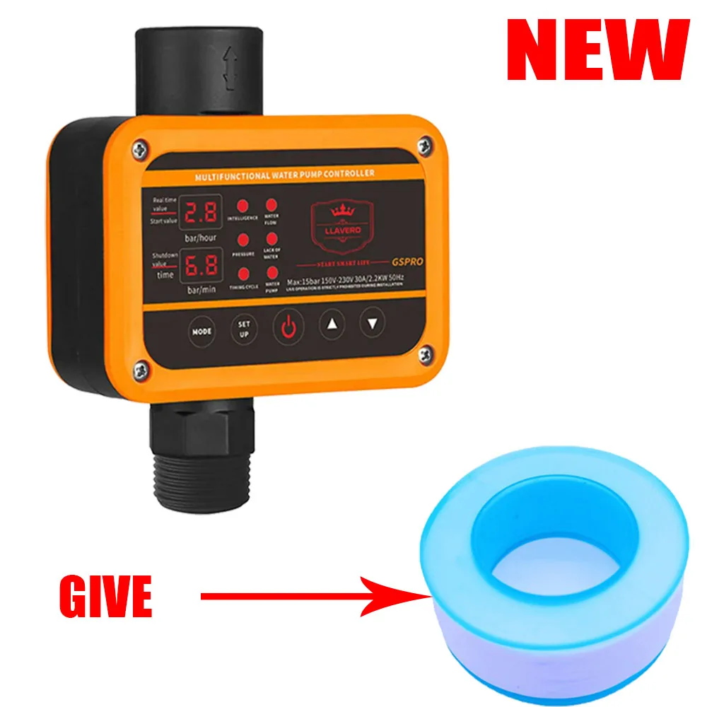 Water Pump Controller Water Pump Automatic pressure controller GSPRO Small and compact adjustable automatic water pump pressure controller