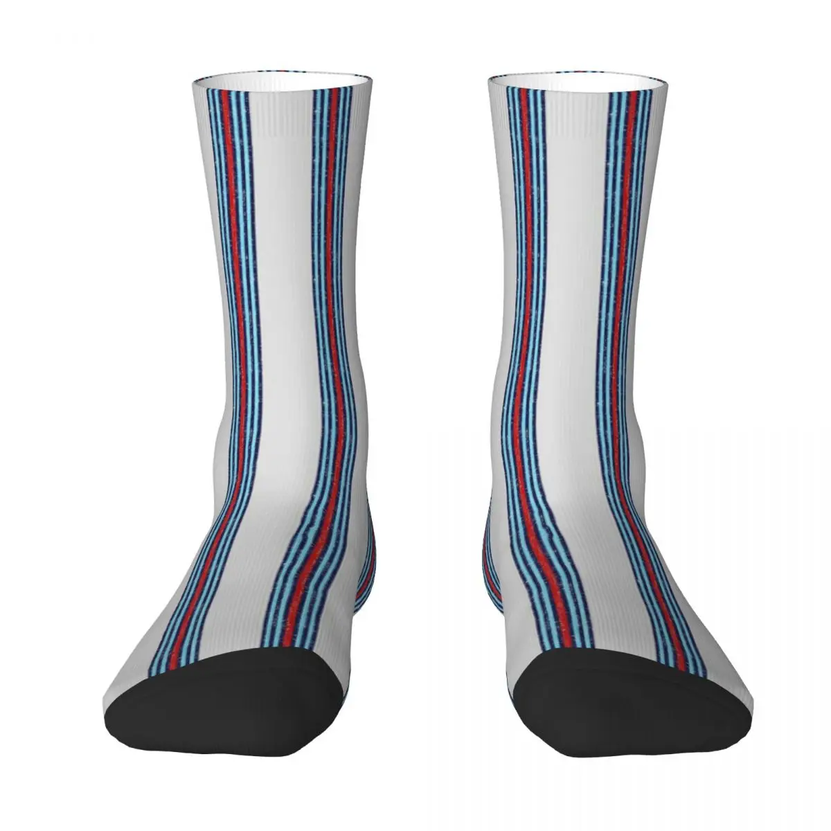 Car Racing Martini Racing Stripes 1 Uomo Donna Calzini Antivento Novità Primavera Estate Autunno Inverno Calze Regalo