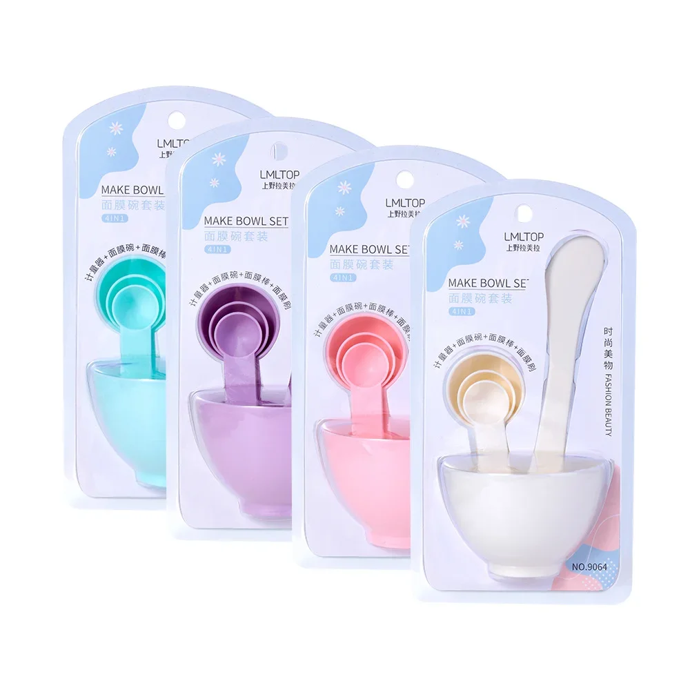 Beaupretty 5 Sets DIY-Gesichtsmasken-Zubehör – Rührschüsseln Aus Glas Mit Spatel