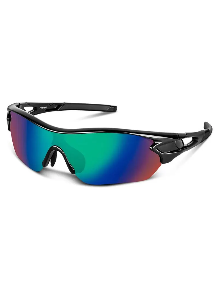 Lunettes Soleil Sport 6-15 Ans Lunettes De Sport FEISEDY Pour Enfants 6-15 Ans - Polarisation Et Protection UV400 Cadre Polycarbonate Réglable