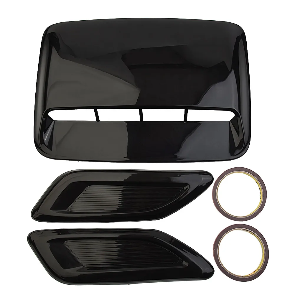 Bonnet Vent Cover, Decorative ABS Hood Vent Lid Universal