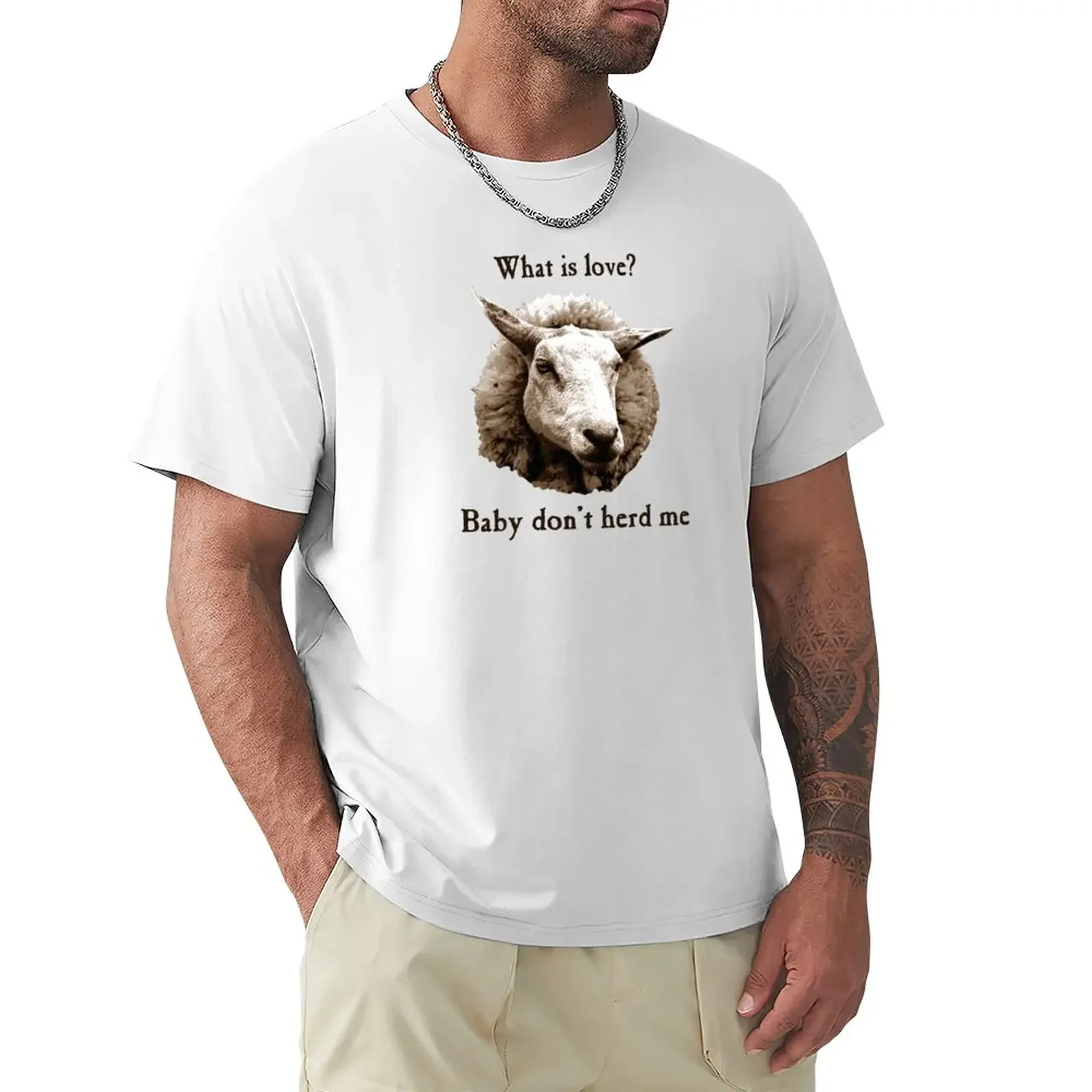 

Baby Don't Herd Me Sheep T-Shirt hippie clothes heavyweights t shirts men