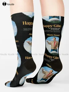Носки Happy Gilmore (1996), зимние носки для женщин, Мультяшные удобные носки для лучших девушек, спортивные носки для уличного скейтборда, подарок на заказ