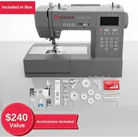 Heavy Duty 6800C Computerized Sewing Machine with Accessory Kit | Strong Motor with Enhanced Piercing Power, 586 Stitch Applicat 2