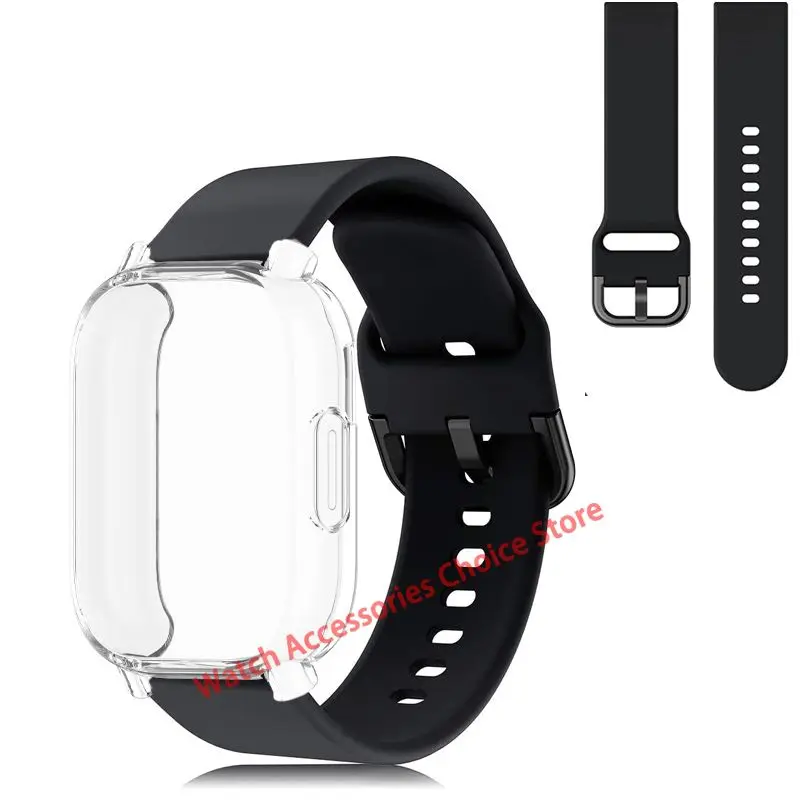 Protective TPU Shell with Breathable Silicone Strap