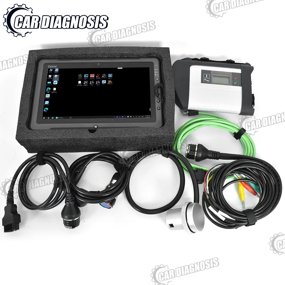 Mb Star C4 Sd Connect C4 Wifi Pk C5 Multiplexer Xentry Das Wis Epc Compact 5 Per Benz Truck Car Diagnostic Tool + Getac Tablet