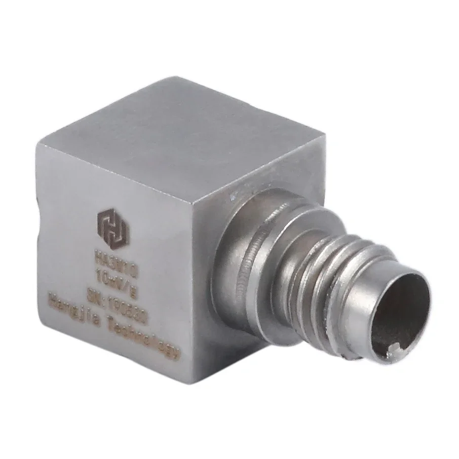 

Micro Industrial triaxial vibration acceleration transducer sensor IEPE top side output connect PLC directly