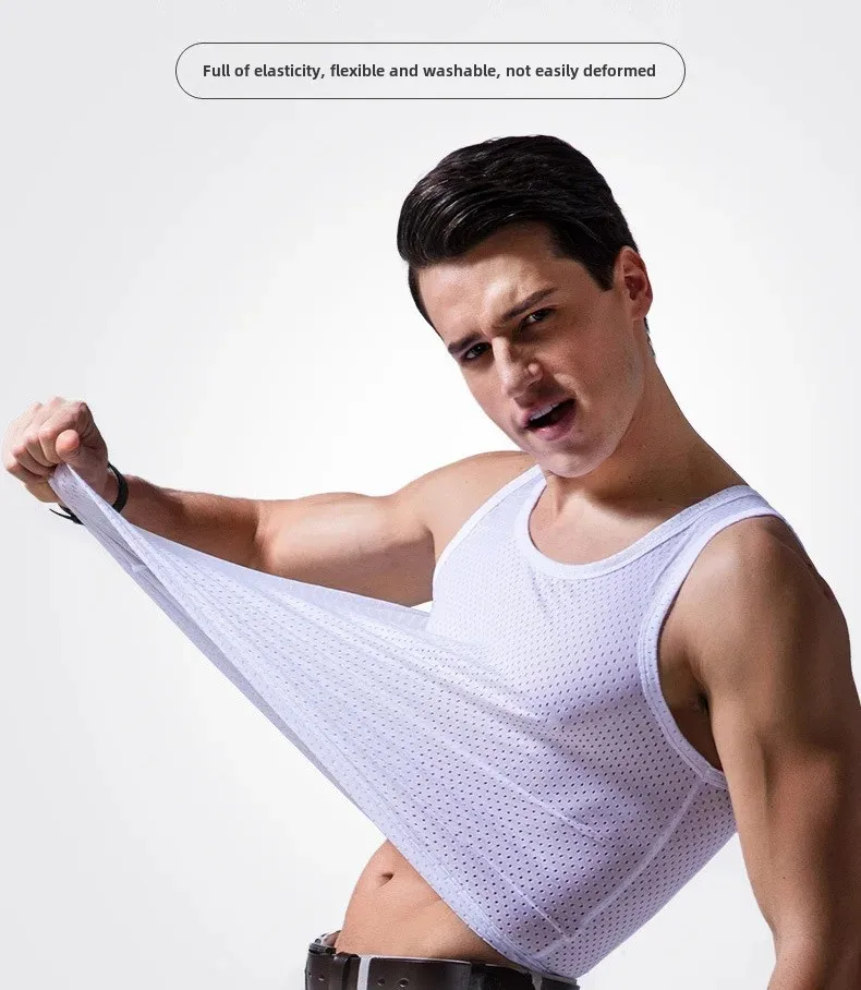 Stringer Tank Top for Men Casual Gym Wear