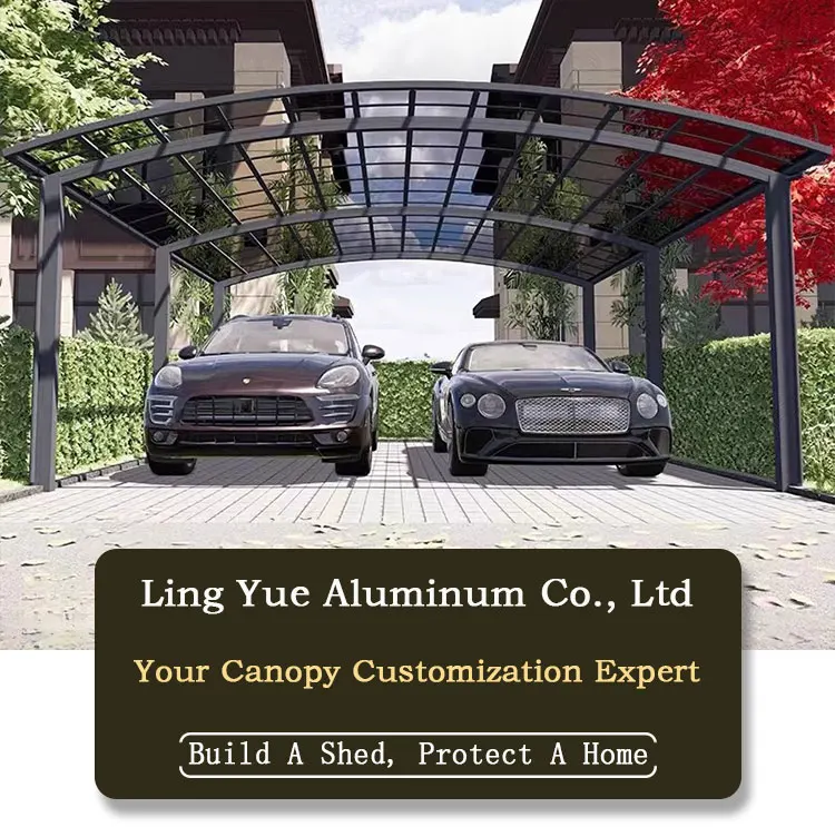 Exterior Backyard Patio External Car Motorcycle Aluminium Alloy Rv Shed Carport