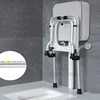 Squat Change To Sit Bathroom Toilet Chair Foldable Aluminum Alloy Shower Stool for Elder Pregnant Woman Bearing 180kg 1