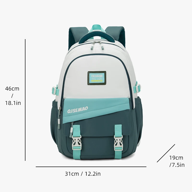 Junior High School Student Schoolbag Female 2024 New Large Capacity Strong and Durable High Value Backpack Cute Girl Backpack
