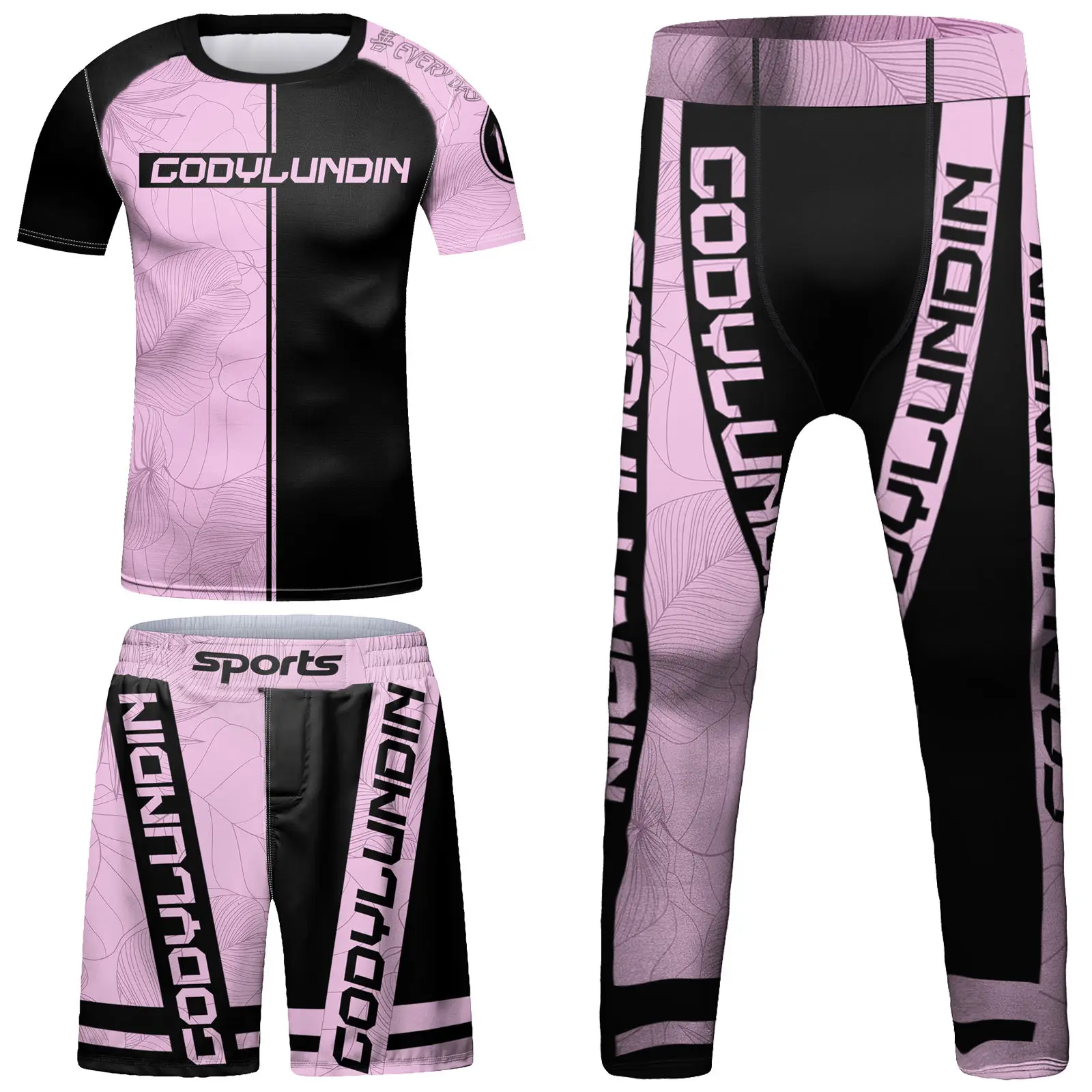 Children UV Swimming MMA Shirts Pants Boxing Rash Vest Resistant Rashie Surfing RASH GUARD UPF 50+ Kids Bjj Rashguard Sportswear