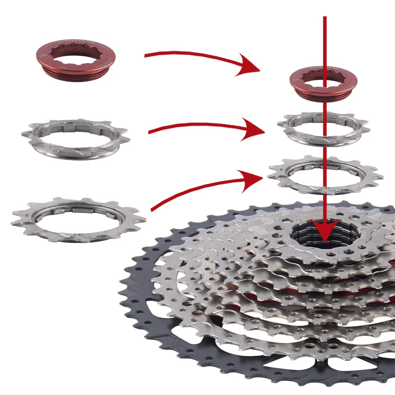 Bicycle Cassette Bicycle Sprocket Gear Bicycle Parts Bike Sprocket Bike Freewheel VIARON K7 11V MTB Bicycle Cassette 12 Velocidades Road Bike Freewheel Sprocket 8V 9V 10V 40/42/46/50/52T For SHIMANO HG Hub
