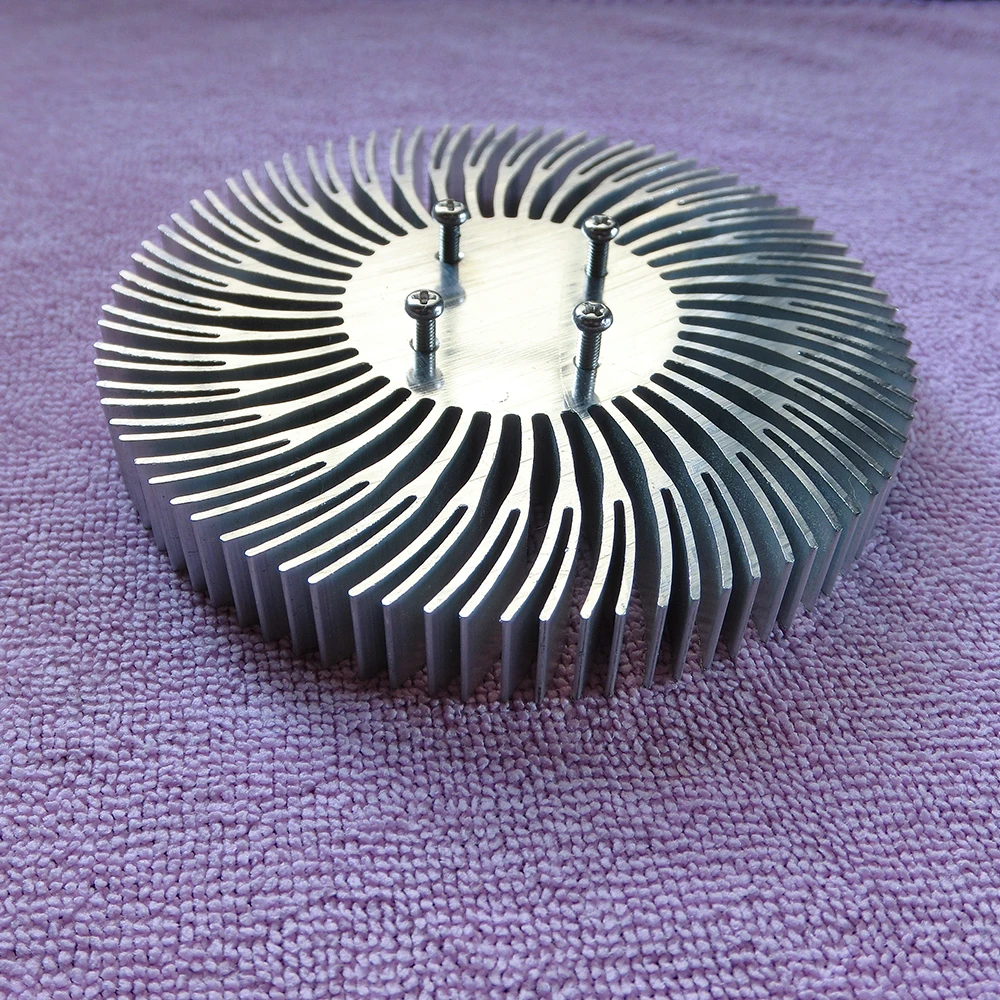 Round 90x12mm Aluminium Heat Sink for 10W High Power LED Spot Light Panel Bulb Lamp COB