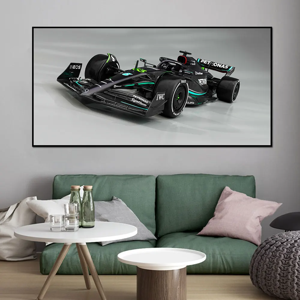 Poster Voiture - Formule 1 - Circuit - Voiture de course - 60x40