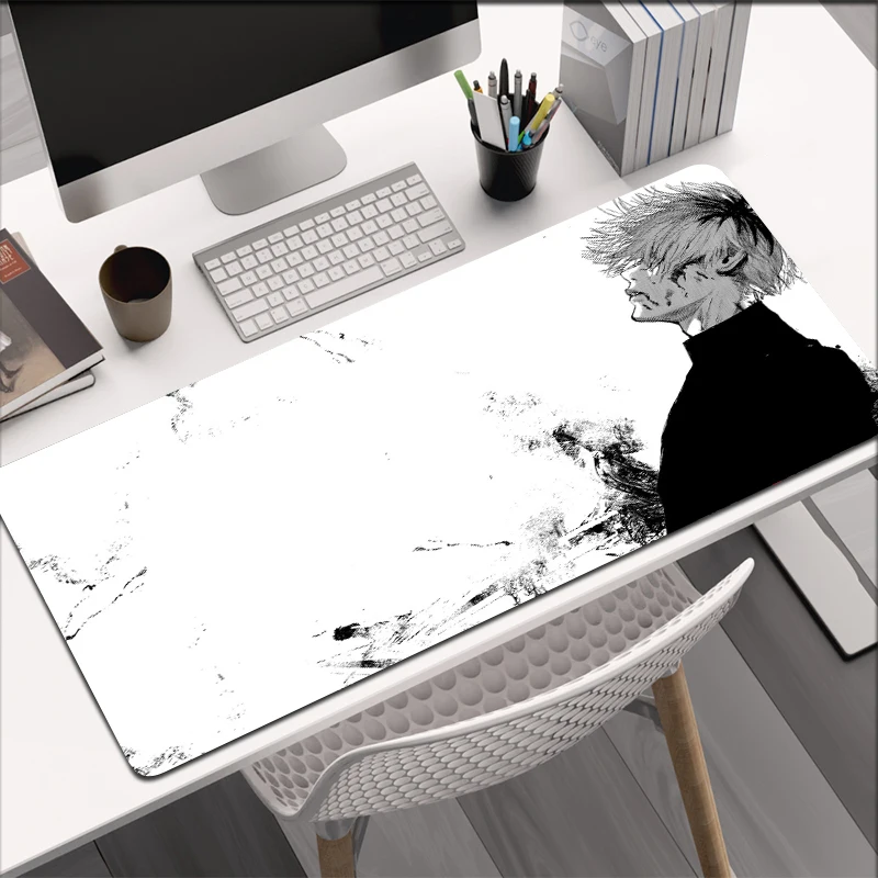 Tokyo Ghoul Anime Cartoon Mouse Pad Grandes Acessórios para Jogos Grande Mat Teclado Computador Mesa Gamer