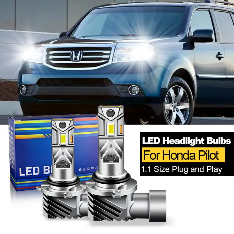 

2 шт., Лампы CANbus для Honda Pilot 2006 2007 2008 2009 2010 2011-2018, 9005 лм