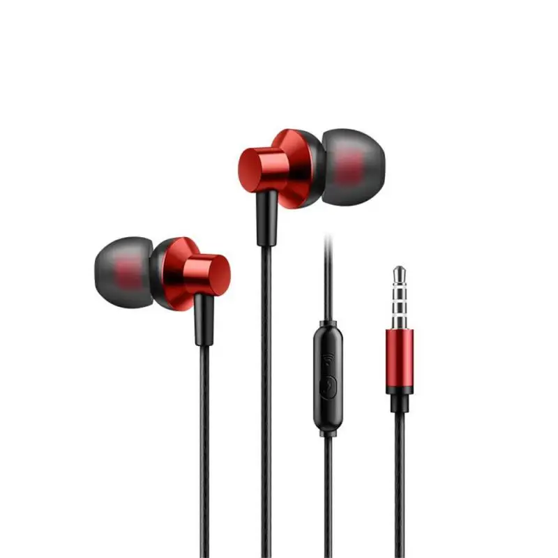 A03 3.5mm Subwoofer In-Ear Headphones Stereo HIFI Wired Earpiece Music Earphones Sport Headset for Phone