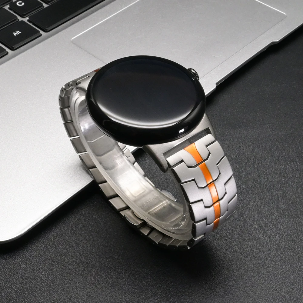 Luxury Stainless Steel Watch Strap – Men's Wrist Bracelet Accessories