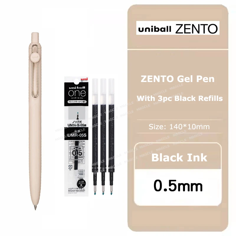 Eco-Friendly Water-Based Gel Pen with Stylish Barrel and Long-Lasting Grip
