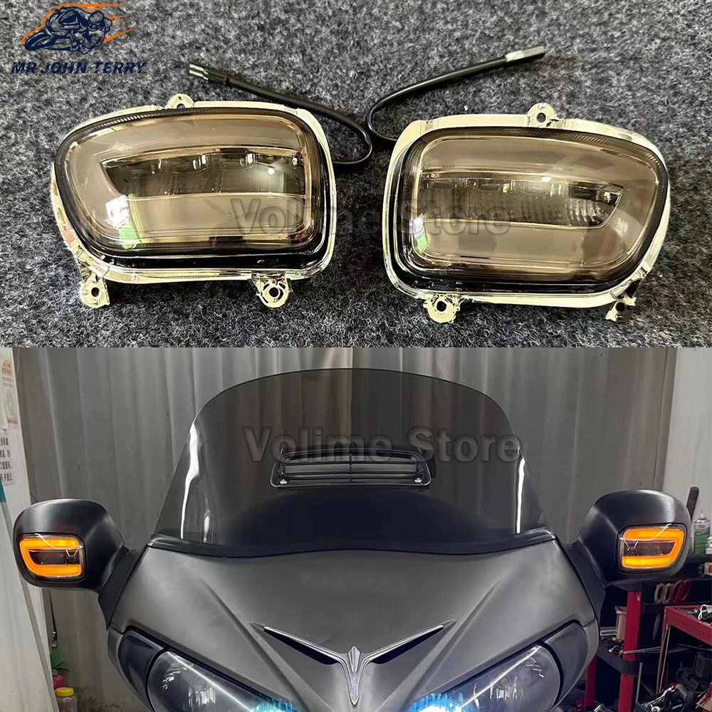 Premium LED G18sTL Turn Signal Lens Covers for GL1800/F6B main image 1