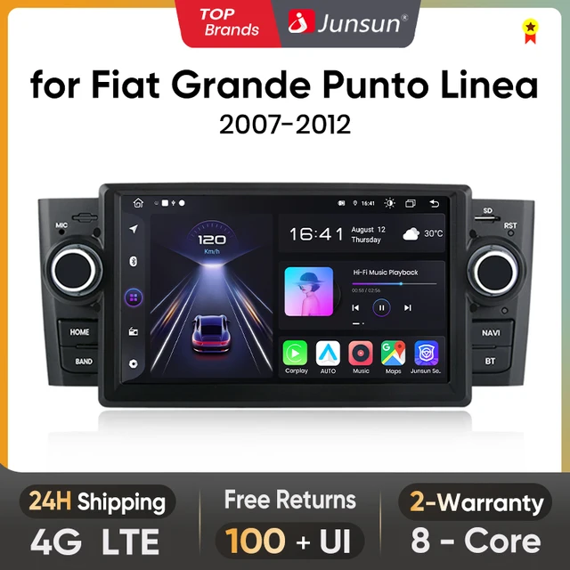 Android 11 auto radio uređaj za Fiat Grande Punto i Linea (2007-2012) 1