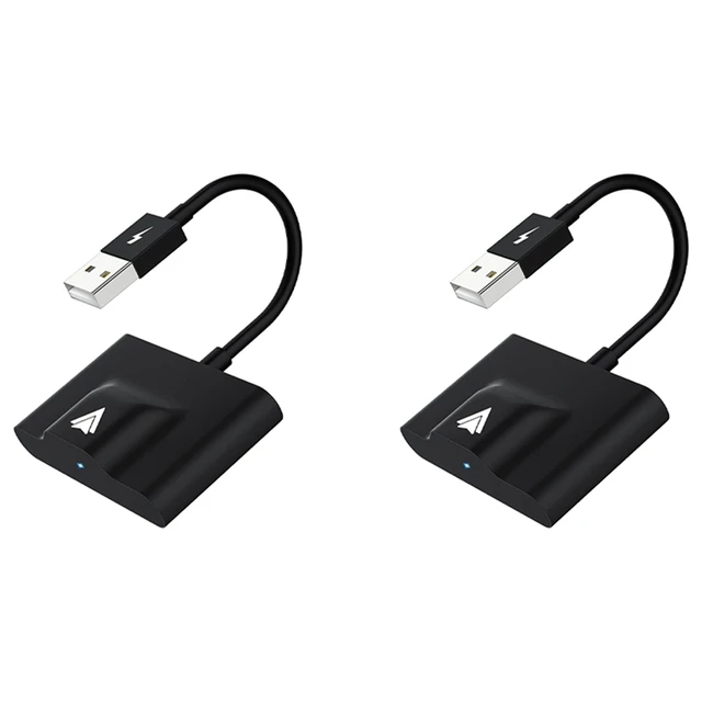 2X Android Auto Wireless Adapter For Wired Android Auto Car Plug