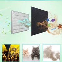 Filtre de climatisation 100x40CM, remplacement de filtre de climatiseur, feuille d'éponge de filtre à charbon actif pour la gamme de purificateurs d'air 2