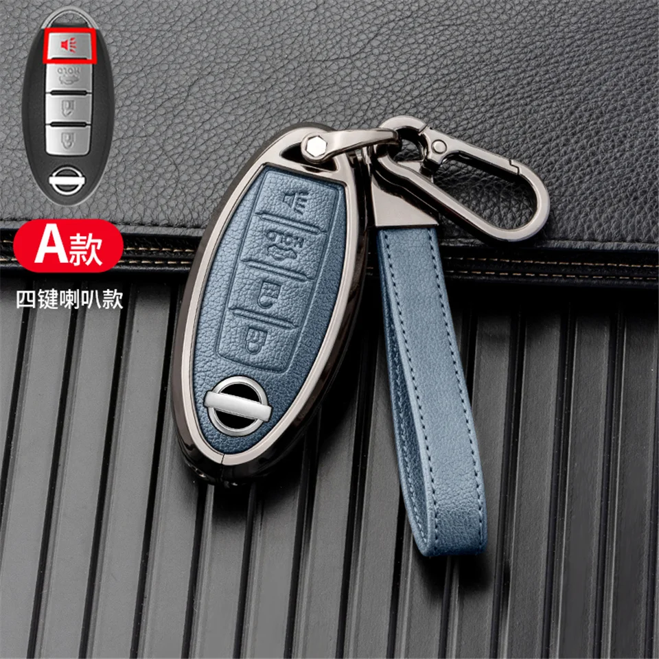 Custodia per chiave auto per nissan juke leaf micra k12 note patrol qashqai j11 j10 tiida versa x-trail xtrail x trail t32 Infiniti - Sf00afa1d29944088aab09dc0cb06cea3b