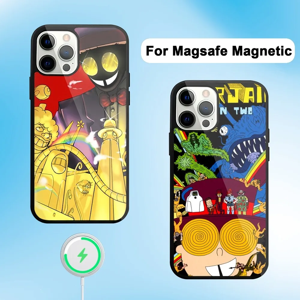 

Цветной крутой чехол для телефона TV S-Superjail для iphone Pro Max 11 Plus 12 14 15 13 Mini Magsafe, Магнитный чехол для беспроводной зарядки