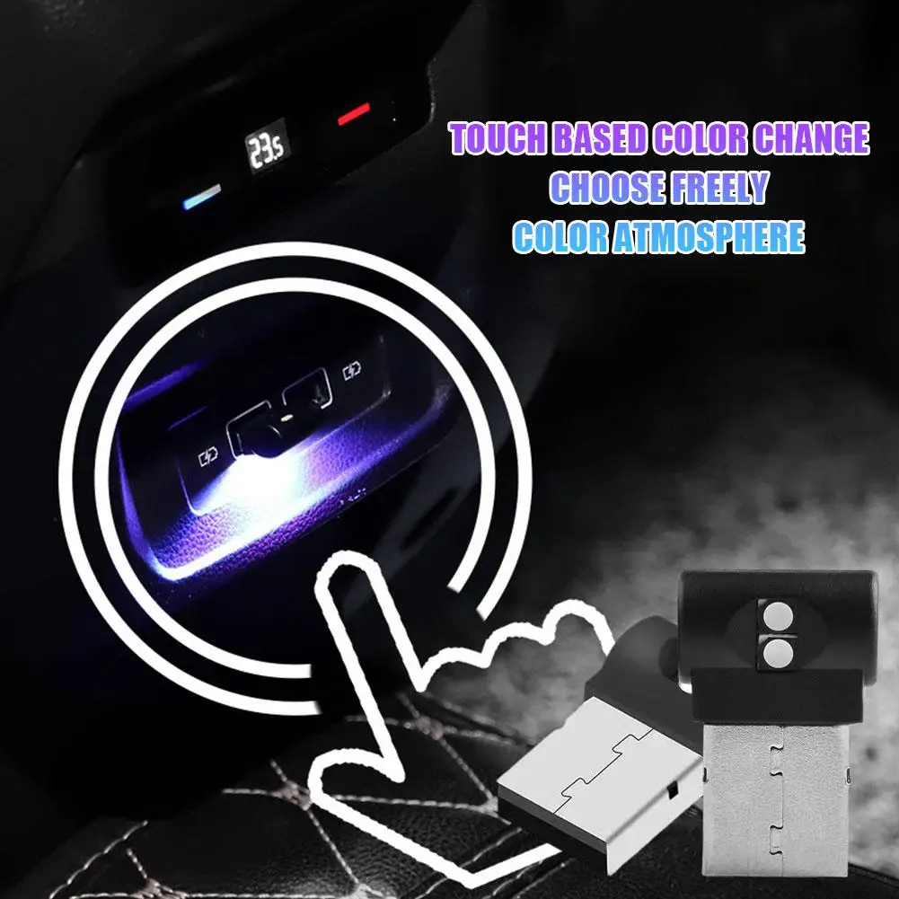 자동차 분위기 조명, USB 주변 램프, 야간 분위기 조명, 자동차 미니 인테리어 조명, USB 쥬얼리 네온 L6q0