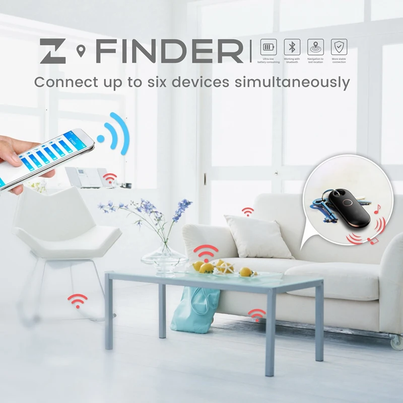 분실 방지 키 파인더 스마트 블루투스 4.2, GPS 추적기, 알람 지갑, 키파인더 로케이터, 애완견, 어린이 추적기 파인더