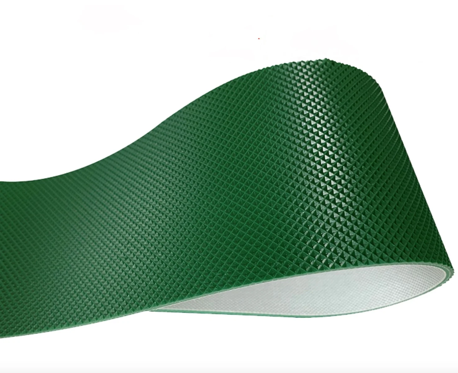 

3pcs Perimeter:1200x180x2mm pvc green diamond grain conveyor belt