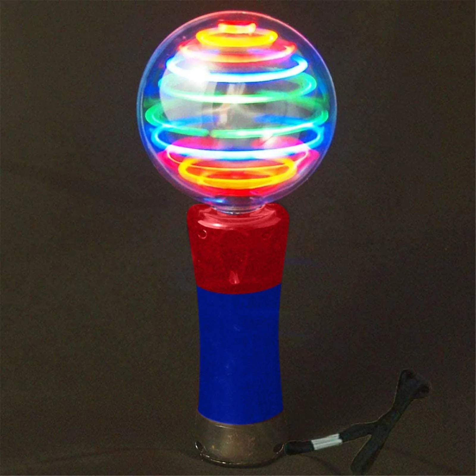 Children's Luminous Ball Toy Stick LED Flash-Rotating Light Show Toy bouncing balls toy