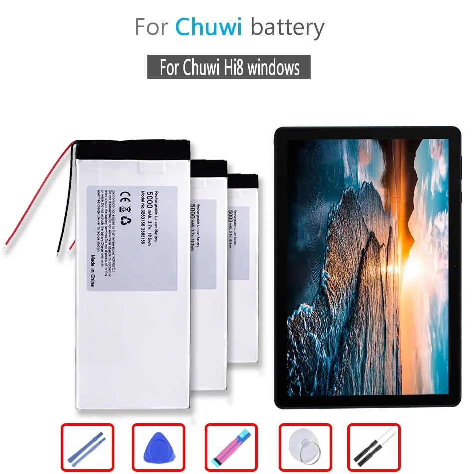 Hi8 (2 Linee) Batteria 4800Mah Per 8 "Chuwi Hi8 Per Tablet Windows 3263156 3565158 Batteria Per Cellulare