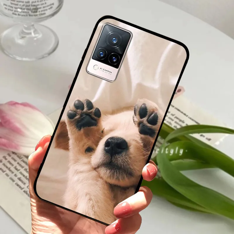 Soft Silicone Phone TPU Coque Cover for Vivo V21 Series - Protective s Shell