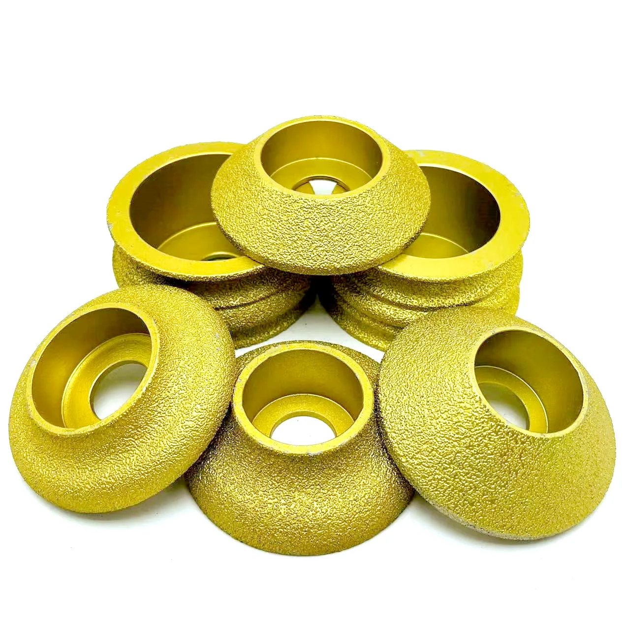 

Dia 3"/75mm Vacuum Brazed Diamond Grinding Disc of Half-Round Edge Diamond tile marble Wheel Dry or Wet thickness 15/20/25/30mm