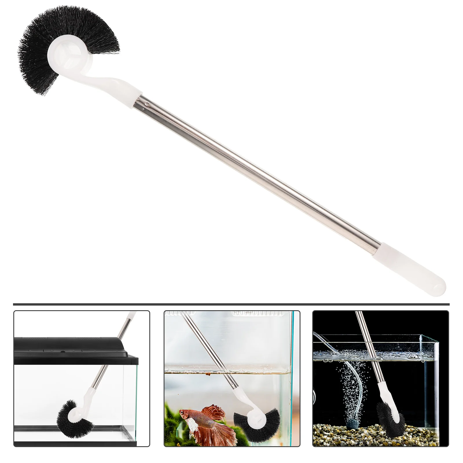 

Household Fish Tank Brush Convenient Aquarium Cleaning Brush Cleaning Tool