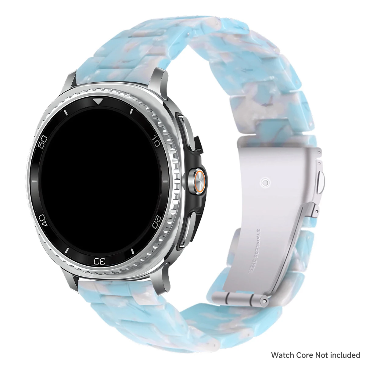 Luxury Transparent Resin Strap - Premium Link Bracelet
