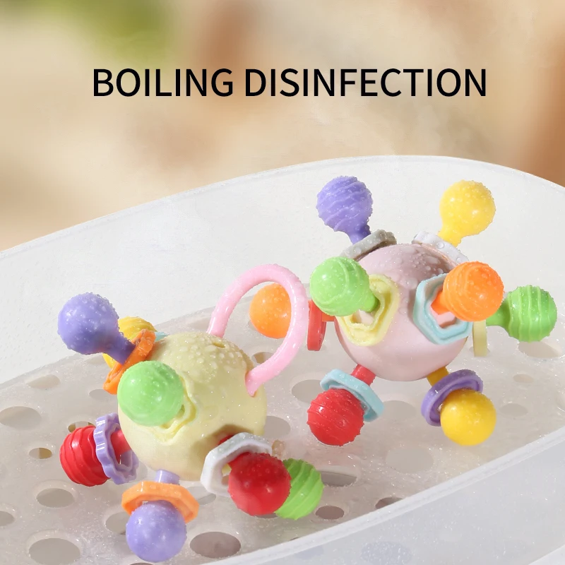 Soft Hand Grasping Ball Baby Toy Xingdun Ball Birthday Gift for 0-3 Year Old Babies 4