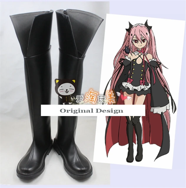 Seraph of the End Mito Jujo Mitsuba Sangu Sayuri Hanayori Group of Characters  Anime Costume Cosplay Shoes Boots| | - AliExpress