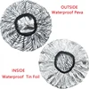 1PC Self-heating Tin Foil Hat Thickened Heating Steam Hair Mask Cap Portable Hair Salon Smooth Hair Oil Baking Cap 4