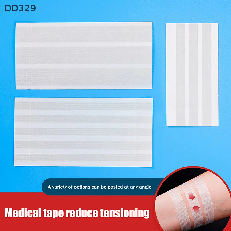 〔DD329〕3/5/6Pcs Wound Closure Tape Adhesive Sterile Medical Bandage Strip Skin Repair First Aid Kit Surgical Breathable Tape