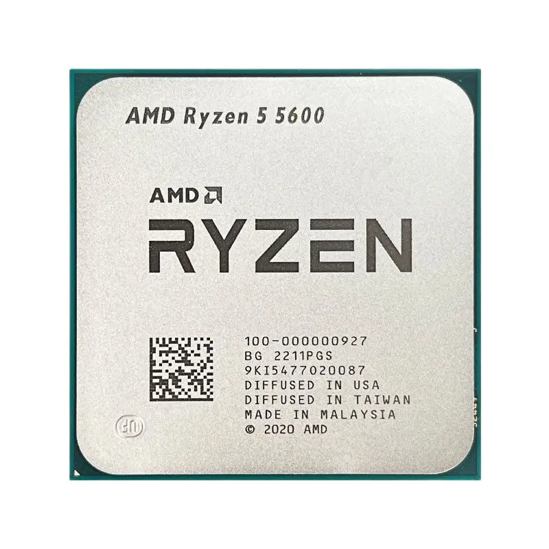 Amd ryzen™Wraith Stalth Cooler、box socket、am4、5 5600 r5  5600コア、12スレッドロック解除、100-100000927のデスクトッププロセッサ