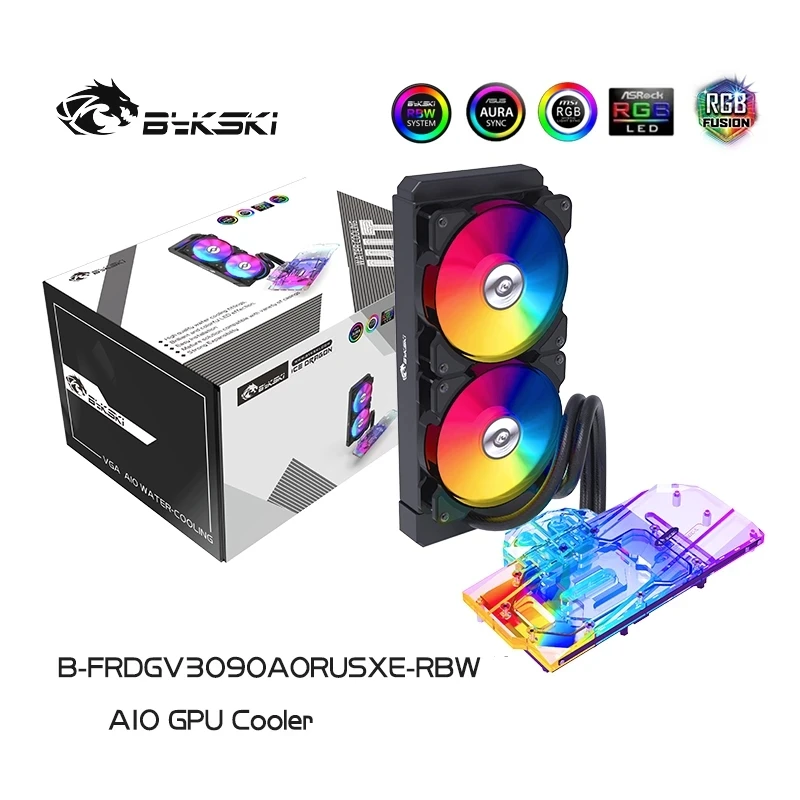 Bykski GPU AIO Water Block For GIGABYTE AORUS RTX 3090 3080 XTREME,GPU