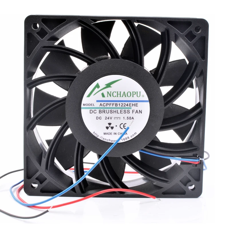 ANCHAOPU  ι ð ǳ, FFB1224EHE, 12cm 12038, 120x120x38mm, DC24V, 1.50A, ǰ
